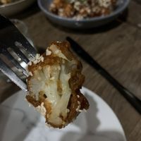 And yum silky soft in the centre  at The Wharf Bar & Kitchen in Saint Helens