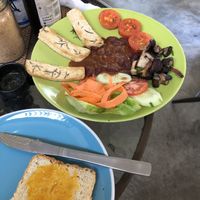 Part of vegan breakfast  at Sun Cafe in Koh Phangan
