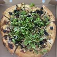 Fungi pizza  at Cove in Waipu