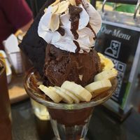 Chocolate sundae at Veganerie - Silom in Bangkok