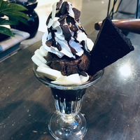 Death by chocolate sundae - that one was pretty good! at Veganerie - Silom in Bangkok