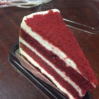 red velvet cake  at Veganerie - Silom in Bangkok