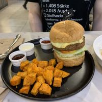 My husband gave this 3 out of 5. It was lacking fresh ingredients and salad leafs.  at Veganerie - Silom in Bangkok