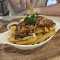 Topped fries at Veganerie - Silom in Bangkok