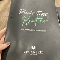 Menu  at Veganerie - Silom in Bangkok