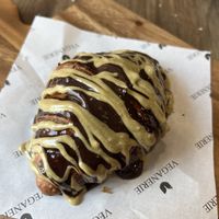 Chocolate pistachio croissant   at Veganerie - Silom in Bangkok