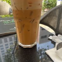 Milky Thai tea  at Veganerie - Silom in Bangkok