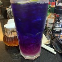 Butterfly Pea Lemonade at Veganerie - Silom in Bangkok