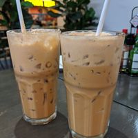Thai milk teas at Veganerie - Silom in Bangkok