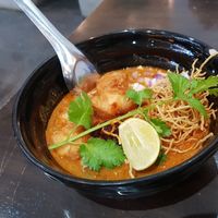 Thai curry soup at Veganerie - Silom in Bangkok