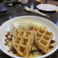 Waffle. Lovely at Veganerie - Silom in Bangkok