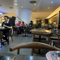 Seating at Veganerie - Silom in Bangkok