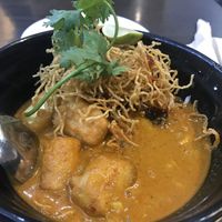 Spicy noodles at Veganerie - Silom in Bangkok