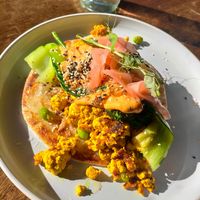 Vegan tofu scramble at Fidel's in Wellington