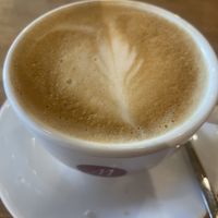 Cappuccino mit Hafermilch  at Kaatje's Bakery Cafe in Bergen