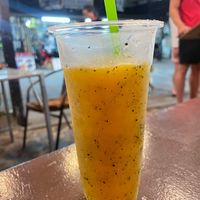 Passion fruit smoothie at Pure Joy in Koh Phangan
