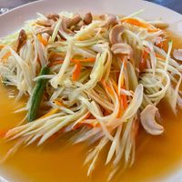 Papaya salad at Pure Joy in Koh Phangan