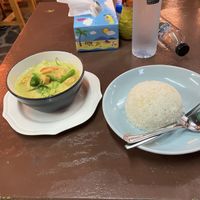 green curry  at Pure Joy in Koh Phangan