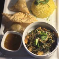 Vegan palak “paneer”   at Barracuda Restaurant at Darawan - Maybe closed in Koh Tao