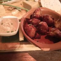 Vegan cauliflower chicken wings w cashew ranch at Barracuda Restaurant at Darawan - Maybe closed in Koh Tao