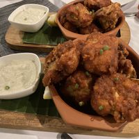 OMG the buffalo cauliflower was amazing  at Barracuda Restaurant at Darawan - Maybe closed in Koh Tao