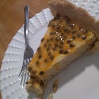 Torta de maracujá at V.Bistrô in Sao Paulo