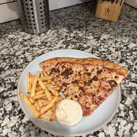 Such good fries and ranch !   at Plant Based Pizzeria in Atlanta