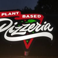 Sign at Plant Based Pizzeria in Atlanta