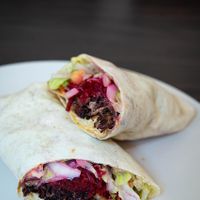 Kebab vegano at Perejil in Barcelona