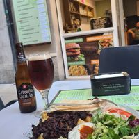 Kebab combo at Perejil in Barcelona