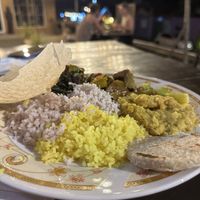 buffet   at Dhana's Curry Pot in Mirissa