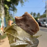 Sadly only took a photo of the dessert:(   at Dhana's Curry Pot in Mirissa