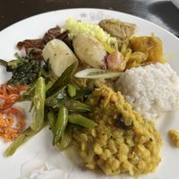 Buffet  at Dhana's Curry Pot in Mirissa