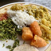 Buffet  at Dhana's Curry Pot in Mirissa