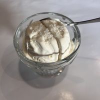 Cocount icecream   at Saffron Indian Cuisine in Geelong