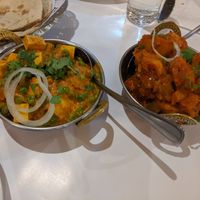 Tofu mutter and pumpkin masala at Saffron Indian Cuisine in Geelong