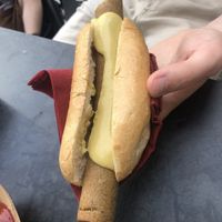 So called „Bratwurst“  at Curry am Schloss in Dresden