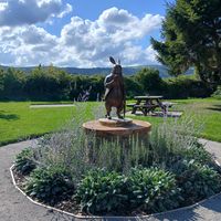 Outdoor seating at Kitnors in Minehead