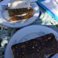 Delicious vegan cakes! Cooked & Raw!  at Kitnors in Minehead