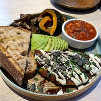 Wild breakfast at Wild Food Cafe in North London