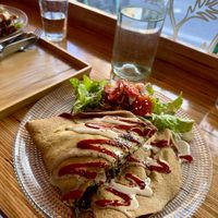 Very unique quesadillas! at Racines in Lausanne