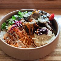 Buddha bowl at Racines in Lausanne