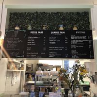 Menu  at Racines in Lausanne