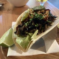 Mushroom taco  at Tuká Tulá in Sao Miguel