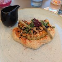 cauliflower with hummus at Tuká Tulá in Sao Miguel