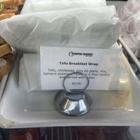 Vegan wrap  at Stomping Grounds in Pitt Meadows