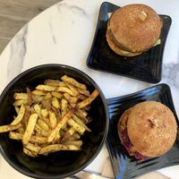 Fries are an additional side but well worth it at Copper Branch in Nice