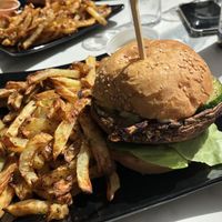 Mushroom burger  at Copper Branch in Nice