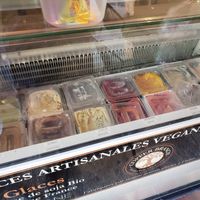 Ice cream flavors. at Copper Branch in Nice