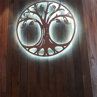 Inside the restaurant at Copper Branch in Nice